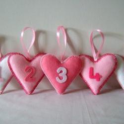 Pink Heart Number Decorati..